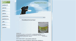 Desktop Screenshot of frischfleisch-pro-hund.de